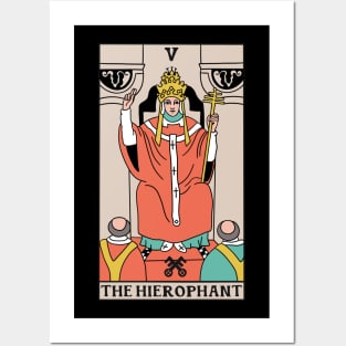 The Hierophant Tarot Card - Witchy Magic Posters and Art